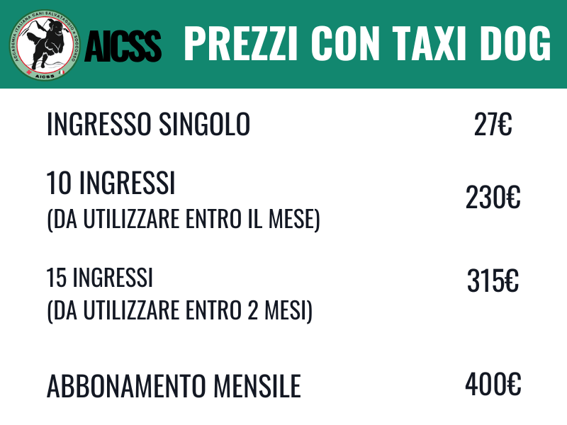 Prezzi asilo con Taxi